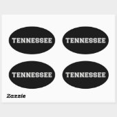 Sticker Ovale Tennessee (Feuille)