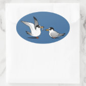 Sticker Ovale Tern Love (Sac)