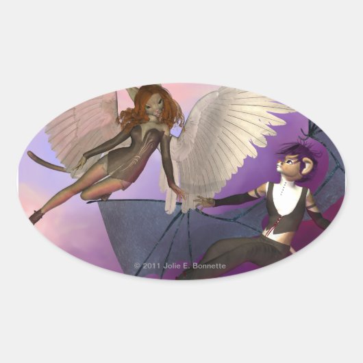 Sticker ovale testé (Devant)