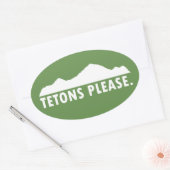 Sticker Ovale Tétons S'Il Vous Plaît (Enveloppe)