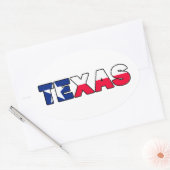 Sticker Ovale Texas (Enveloppe)