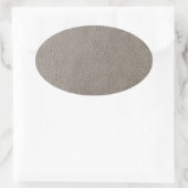 Sticker Ovale Texture en cuir (Sac)