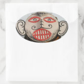 Sticker Ovale Thailande Fantôme, Festival Phi Ta Khon Mask, Loei (Sac)