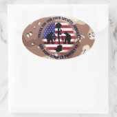 Sticker Ovale Thank you for your Loyalty ..... (Sac)