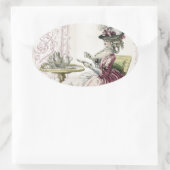 Sticker Ovale Thé de l'après-midi ! (Sac)