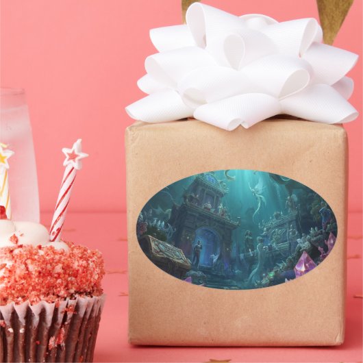 Sticker Ovale The Palace of Tides and Treasures (Fête)