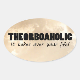 Sticker ovale Theorboaholic Life