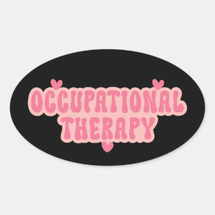 Sticker Ovale Thérapie professionnelle OT