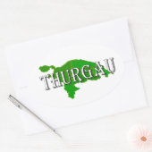 Sticker Ovale Thurgovia - Thurgau (Enveloppe)