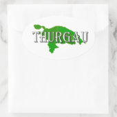 Sticker Ovale Thurgovia - Thurgau (Sac)