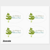 Sticker Ovale Thyme (Feuille)