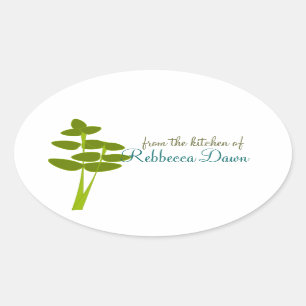 Sticker Ovale Thyme