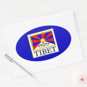 Sticker Ovale Tibet (Enveloppe)