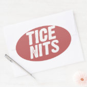 STICKER OVALE TICE NITS (Enveloppe)