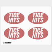 STICKER OVALE TICE NITS (Feuille)