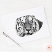 Sticker Ovale Tiger (Enveloppe)