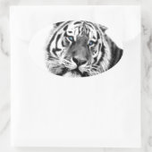 Sticker Ovale Tiger (Sac)