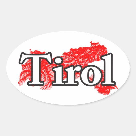 Sticker Ovale Tirol (Devant)