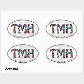 Sticker ovale TMH Super Motoring (Feuille)