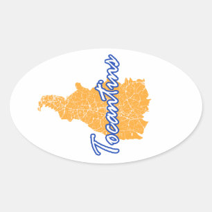 Sticker Ovale Tocantins