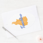 Sticker Ovale Tocantins (Enveloppe)