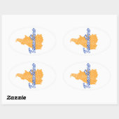Sticker Ovale Tocantins (Feuille)