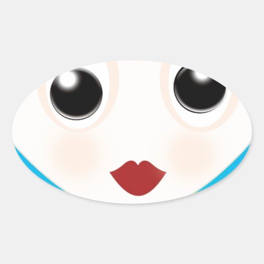 Sticker Ovale Tom (Devant)