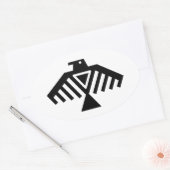 Sticker Ovale tonnerre (Enveloppe)