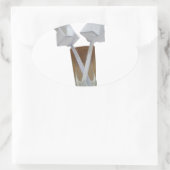 Sticker Ovale Touch of Romance : Une Saint Valentin pacifique (Sac)