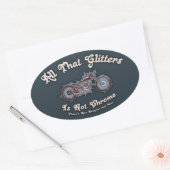 Sticker Ovale Tous That Glitters (Enveloppe)