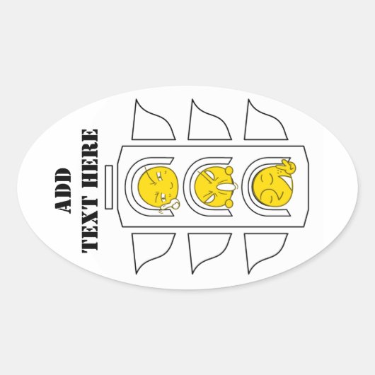 Sticker Ovale Toutes Occasions_ (Devant)