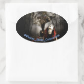 Sticker Ovale Train du patriote (Sac)