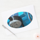 Sticker Ovale train thomas (Enveloppe)