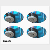 Sticker Ovale train thomas (Feuille)