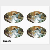 Sticker Ovale Transfiguration_by_Lodovico_Carracci. (Feuille)