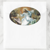 Sticker Ovale Transfiguration_by_Lodovico_Carracci. (Sac)