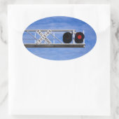 Sticker Ovale Traversée ferroviaire Cantilever (Sac)