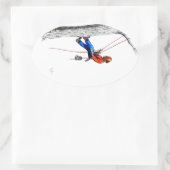 Sticker Ovale Tree Surgeon Arborist (Sac)