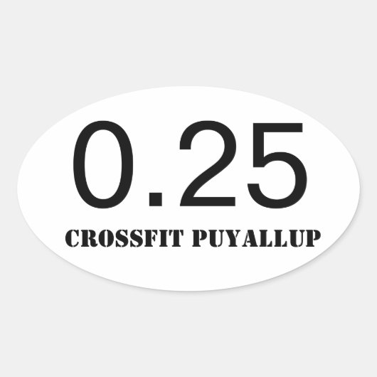 Sticker Ovale Trimestre (Devant)