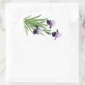 Sticker Ovale Trio d'Iris (Sac)