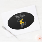 Sticker Ovale Trombone Chick #4 (Enveloppe)