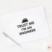 Sticker Ovale Trust I'm (Enveloppe)