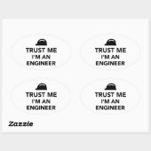 Sticker Ovale Trust I'm (Feuille)