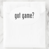 Sticker Ovale tu as du jeu ? (Sac)