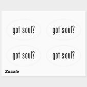 Sticker Ovale tu as une âme ? (Feuille)