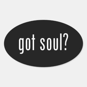 Sticker Ovale tu as une âme ?