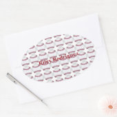 Sticker Ovale Tu Ne Vols Pas (Enveloppe)