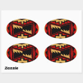 Sticker Ovale Tucson Arizona (Feuille)