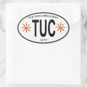 Sticker Ovale tucson arizona city (Sac)