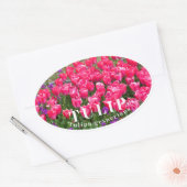 Sticker Ovale Tulip (Enveloppe)